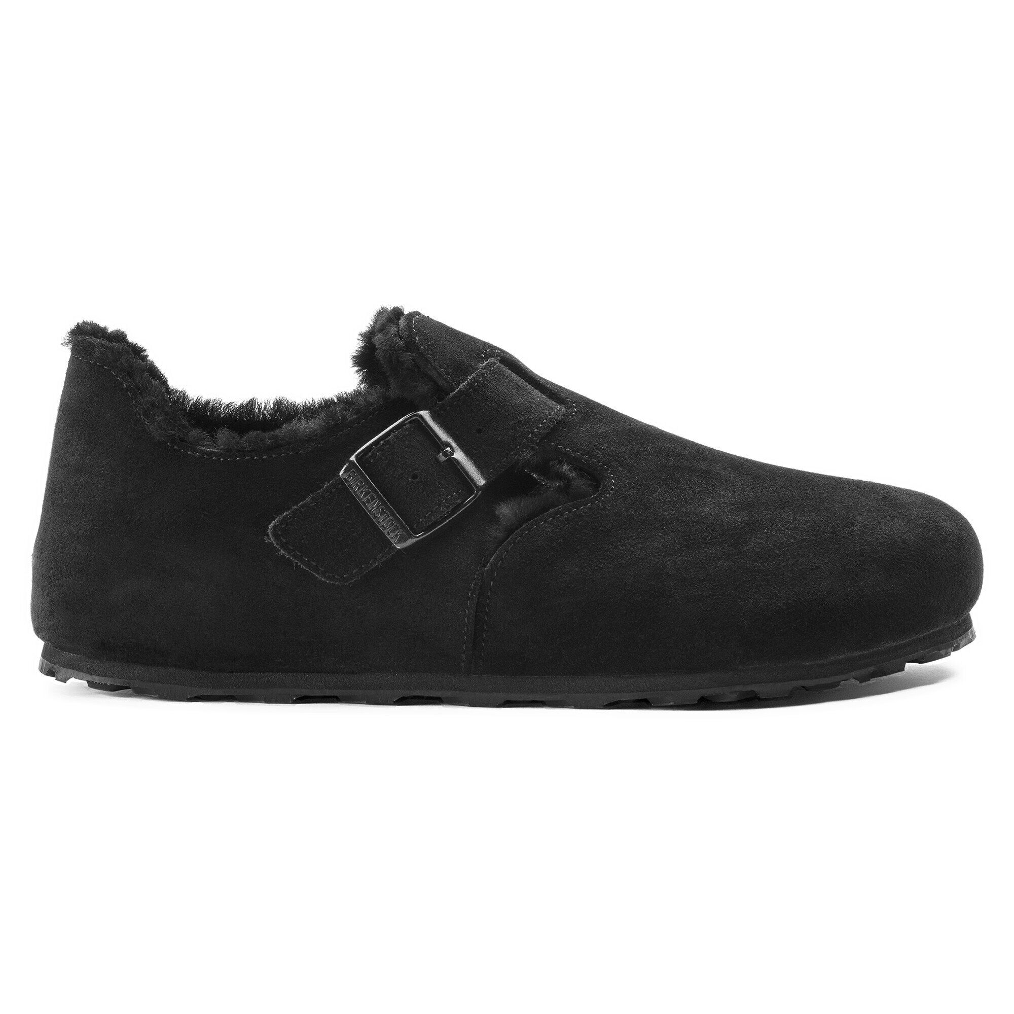 Birkenstock london shiny best sale black