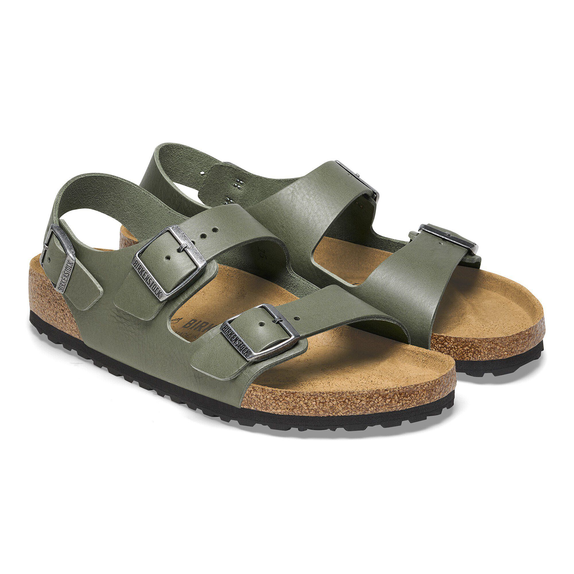 Birkenstock milano sale khaki