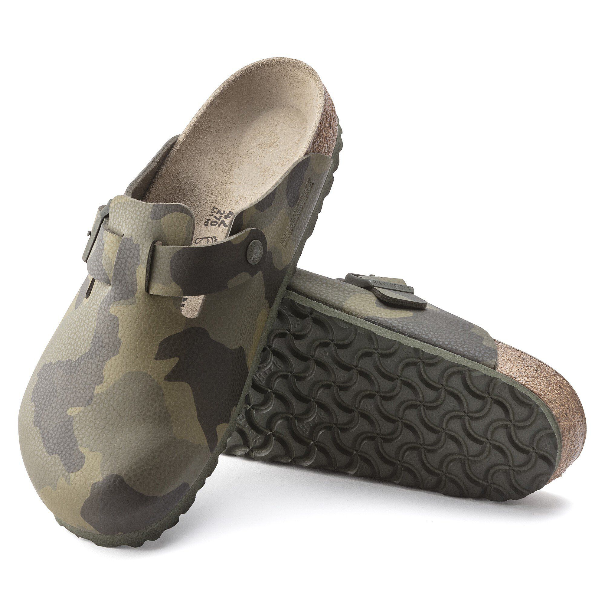Birkenstock desert soil camouflage green best sale