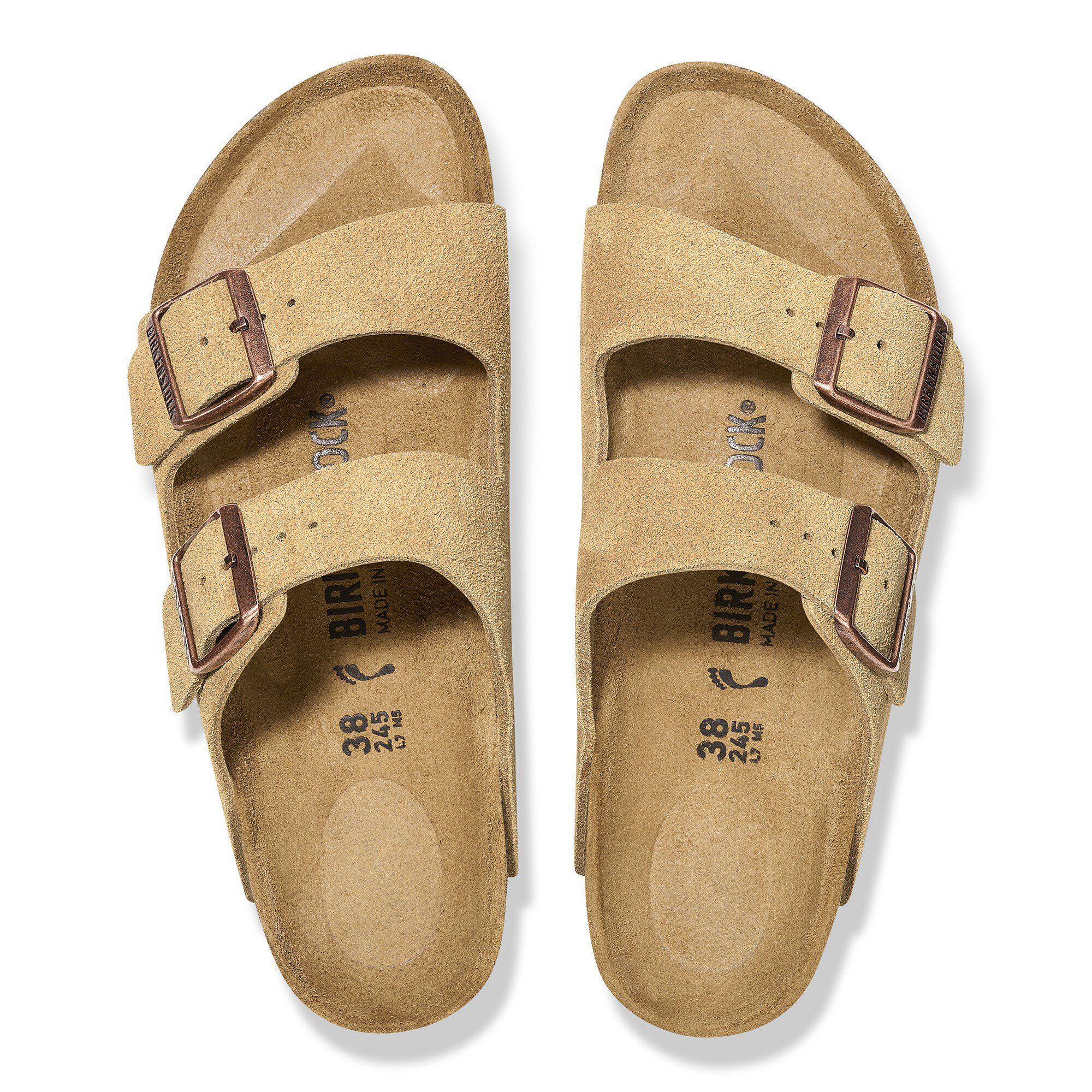 Arizona nubuck shop leather steer taupe
