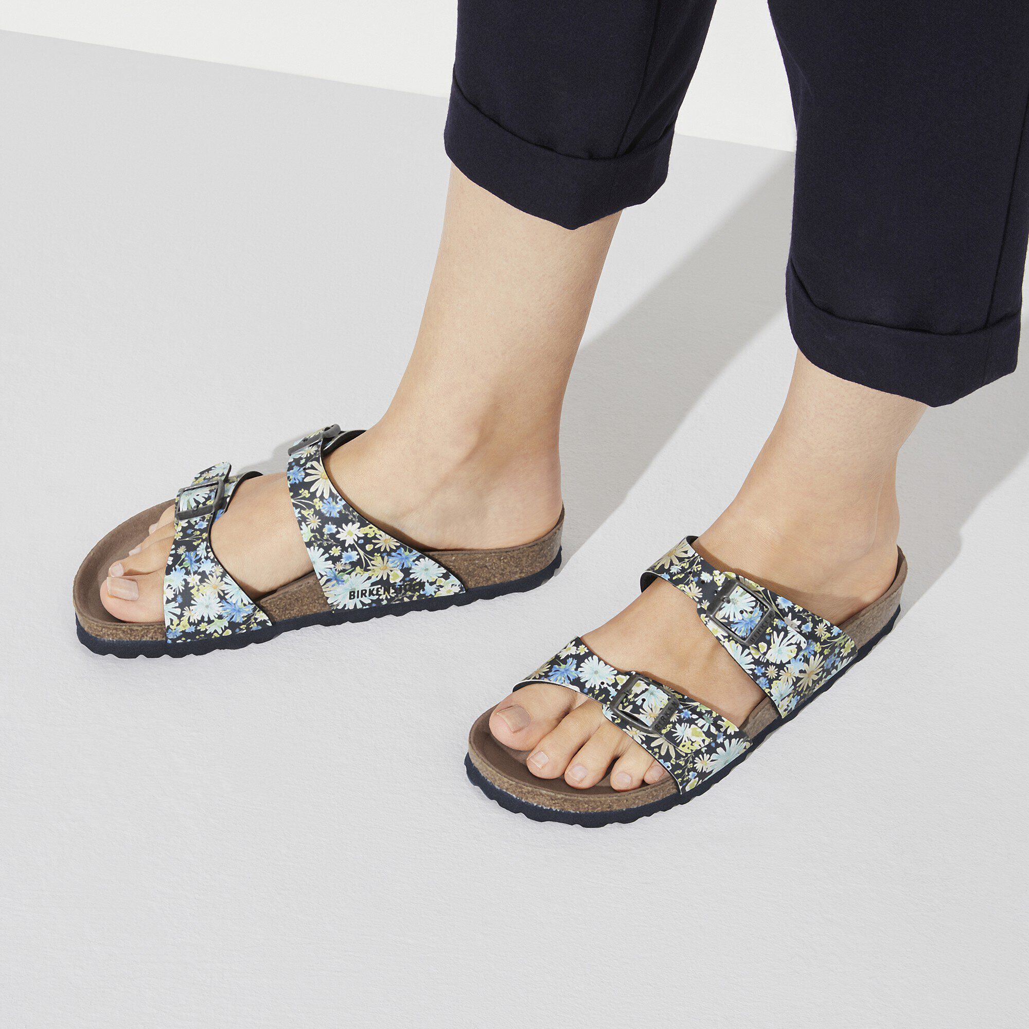 Birkenstock women's store floral sandals