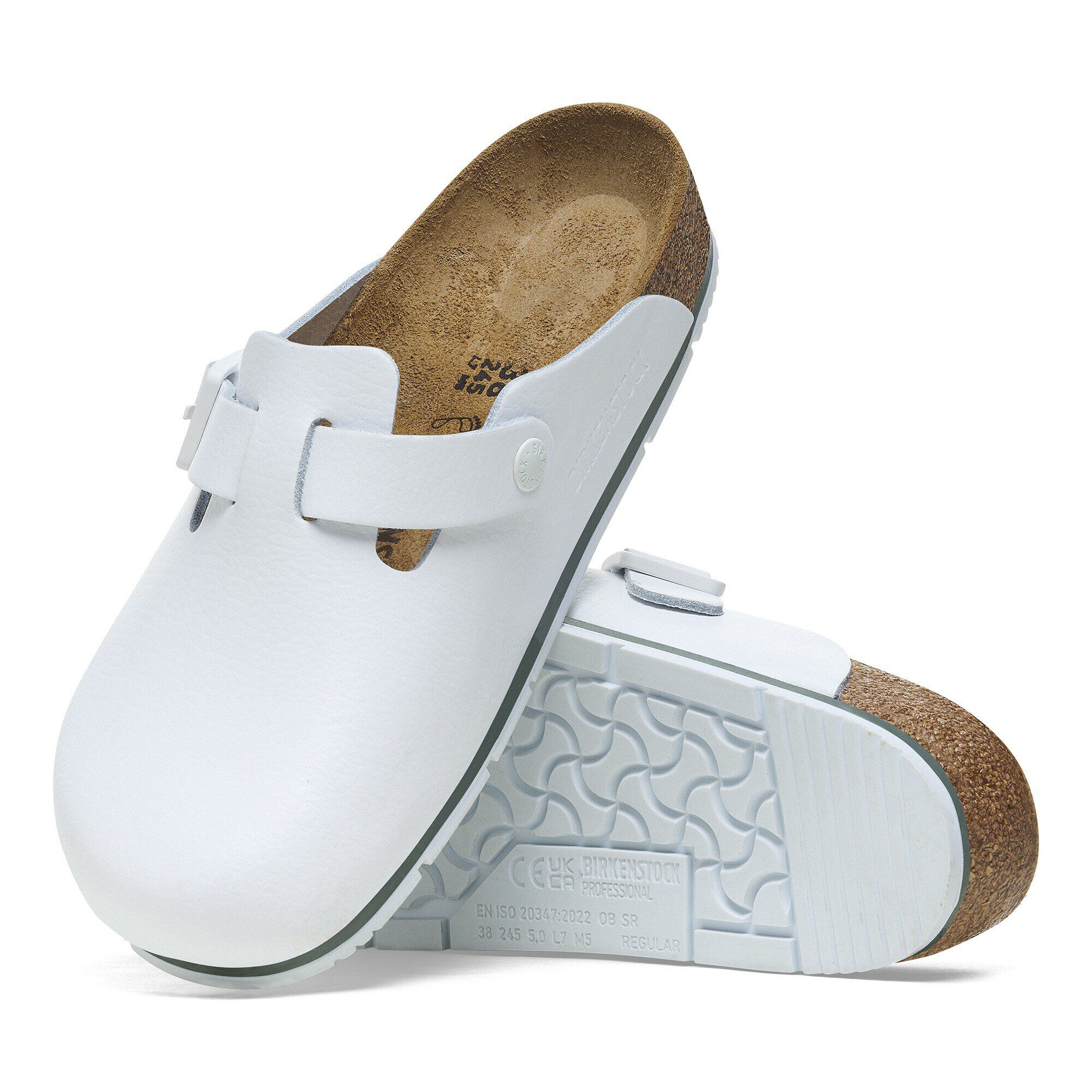 Boston PRO Natural Leather White BIRKENSTOCK