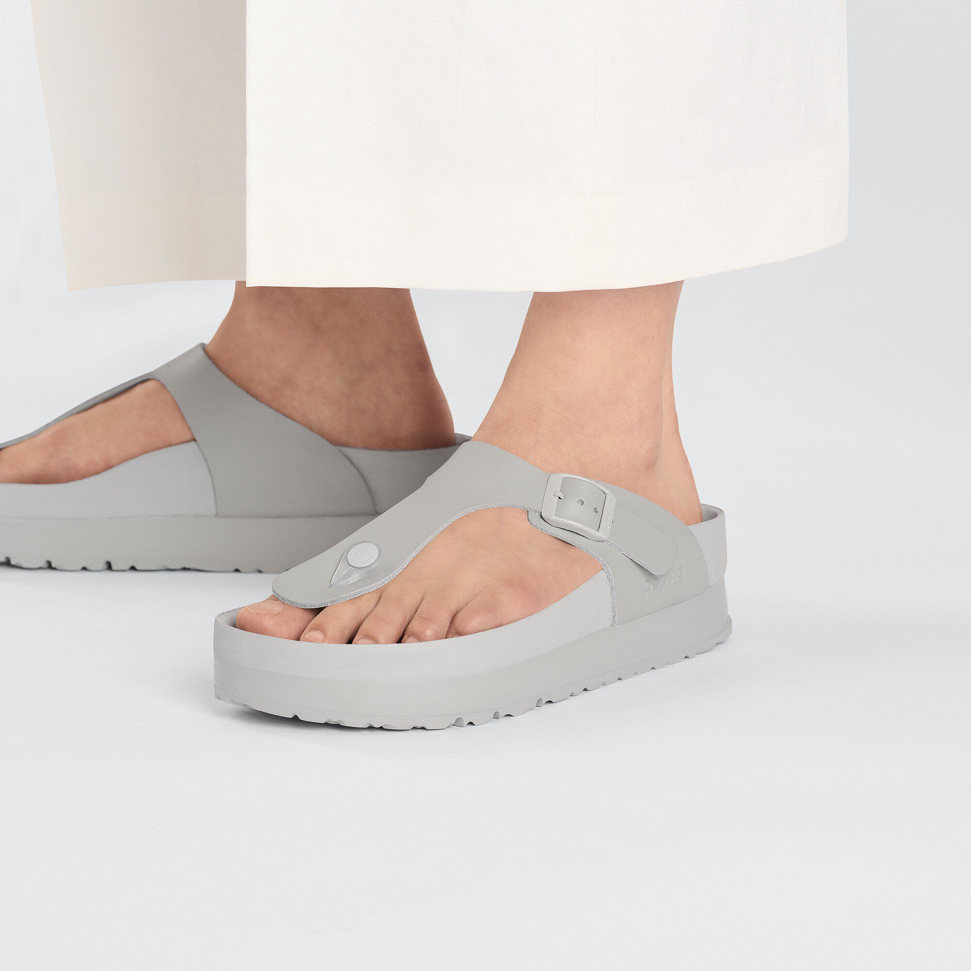 Birkenstock gizeh shop eva silver