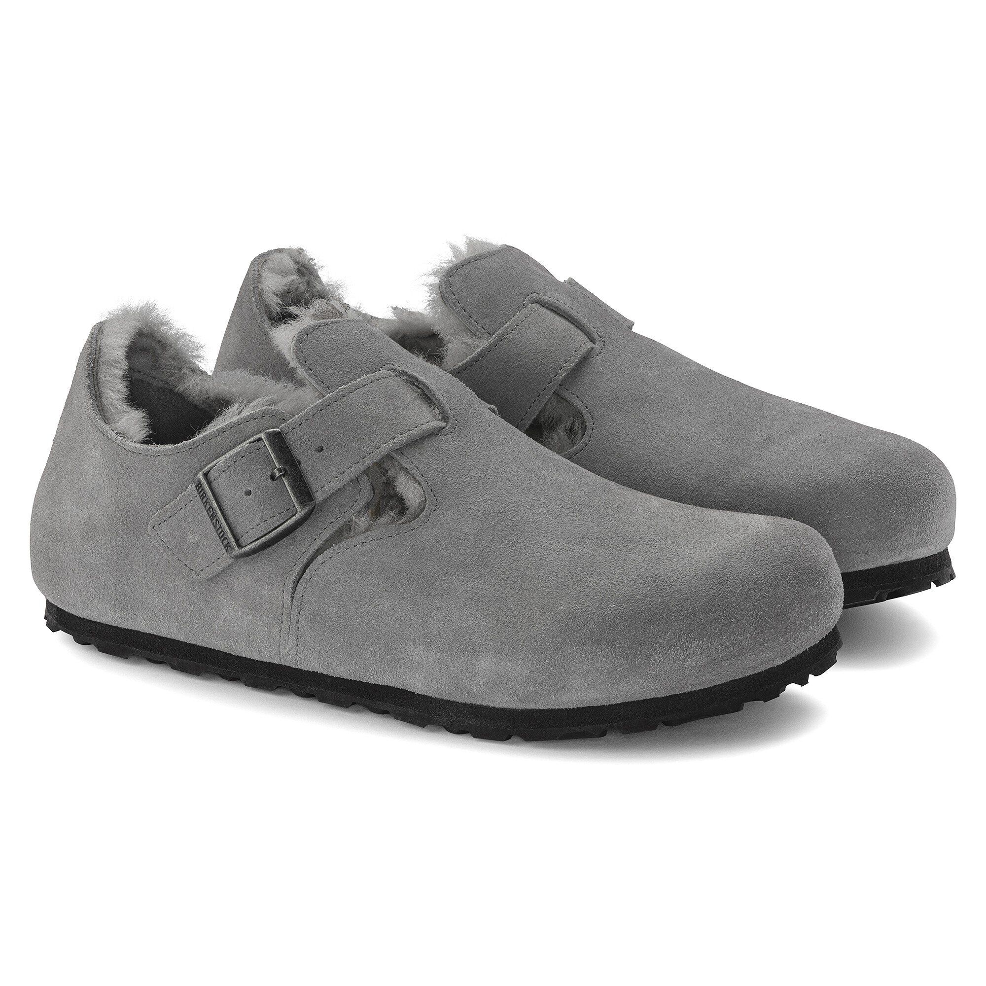 Birkenstock boston store shearling dove grey