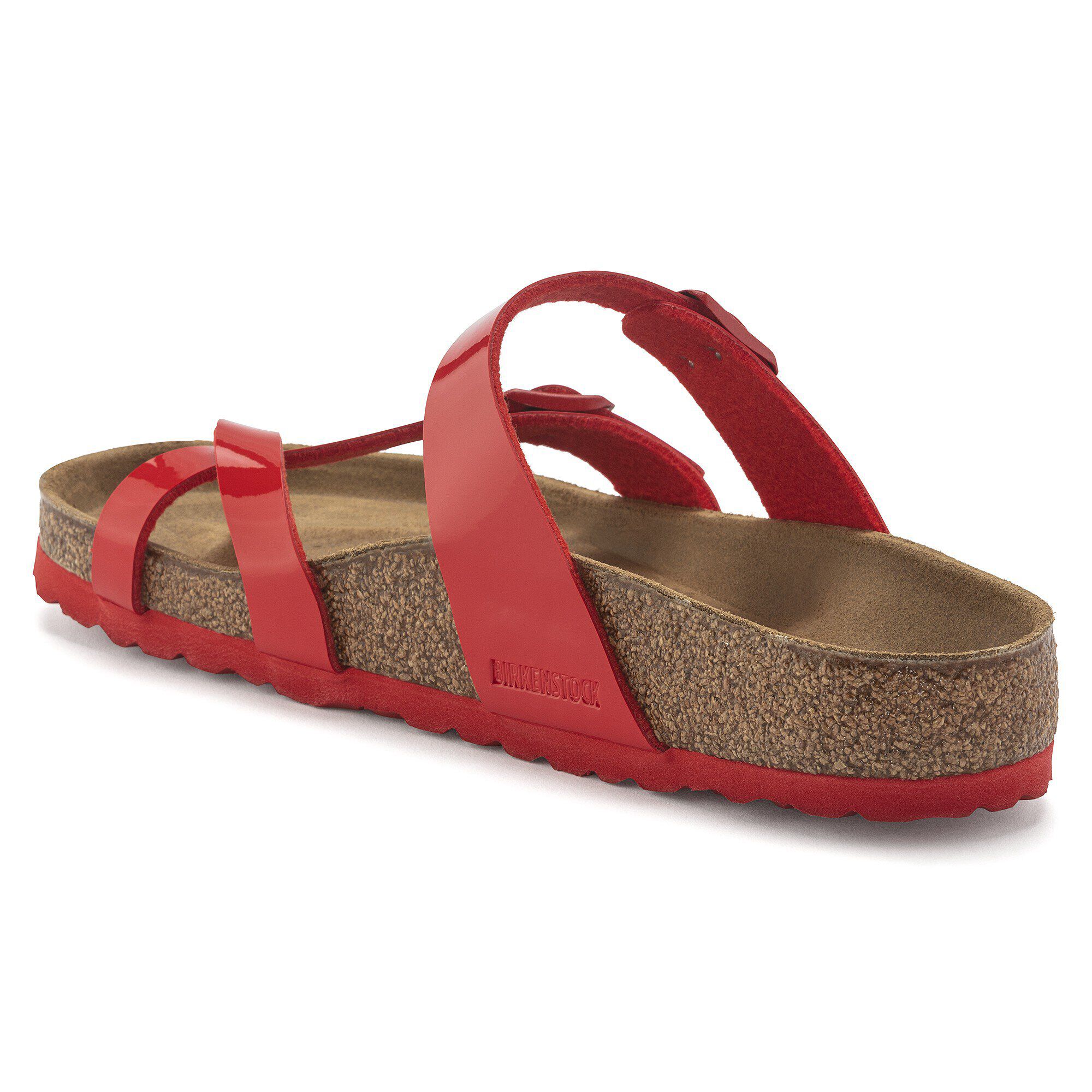 Birkenstock mayari red hotsell patent