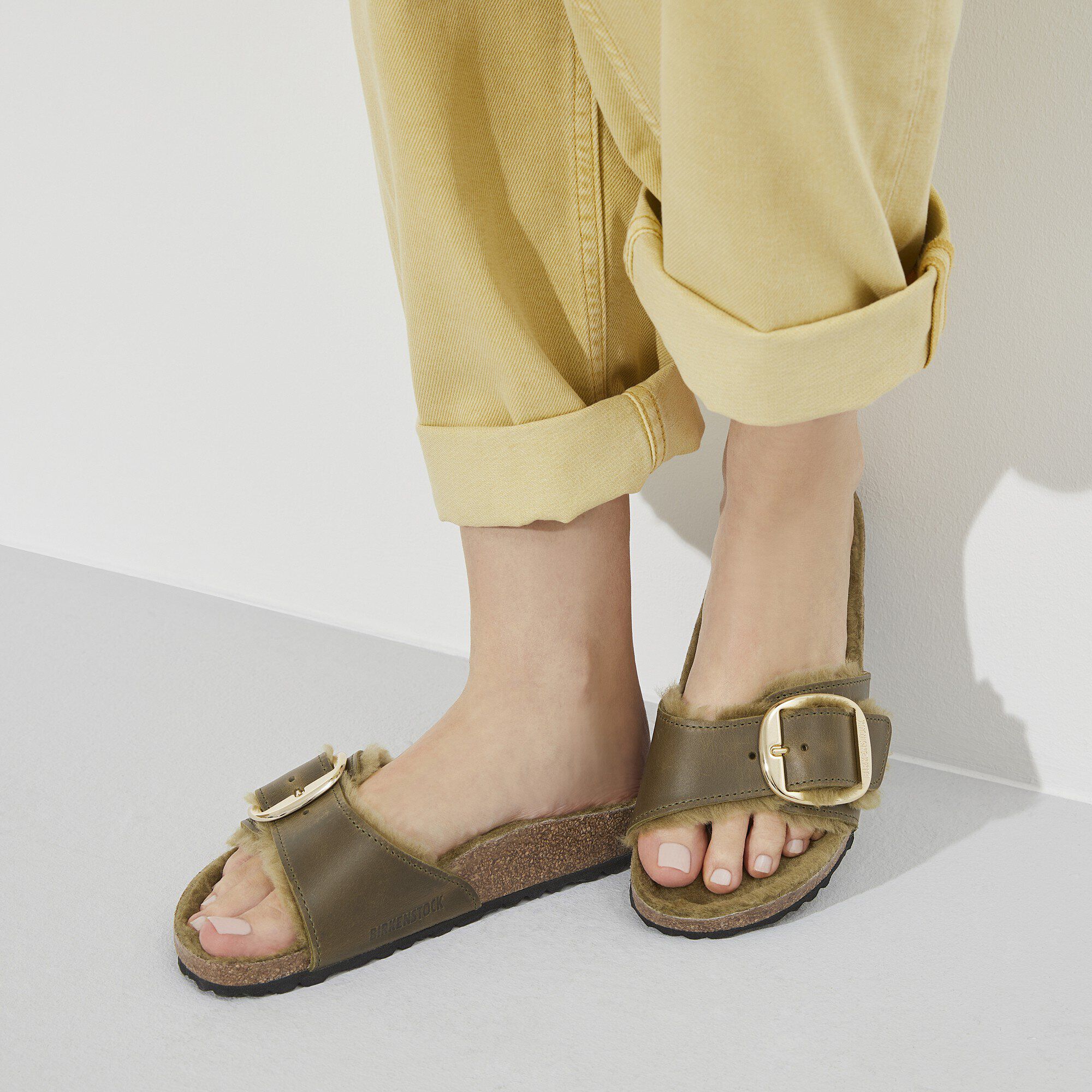 Birkenstock madrid big buckle hot sale toffee