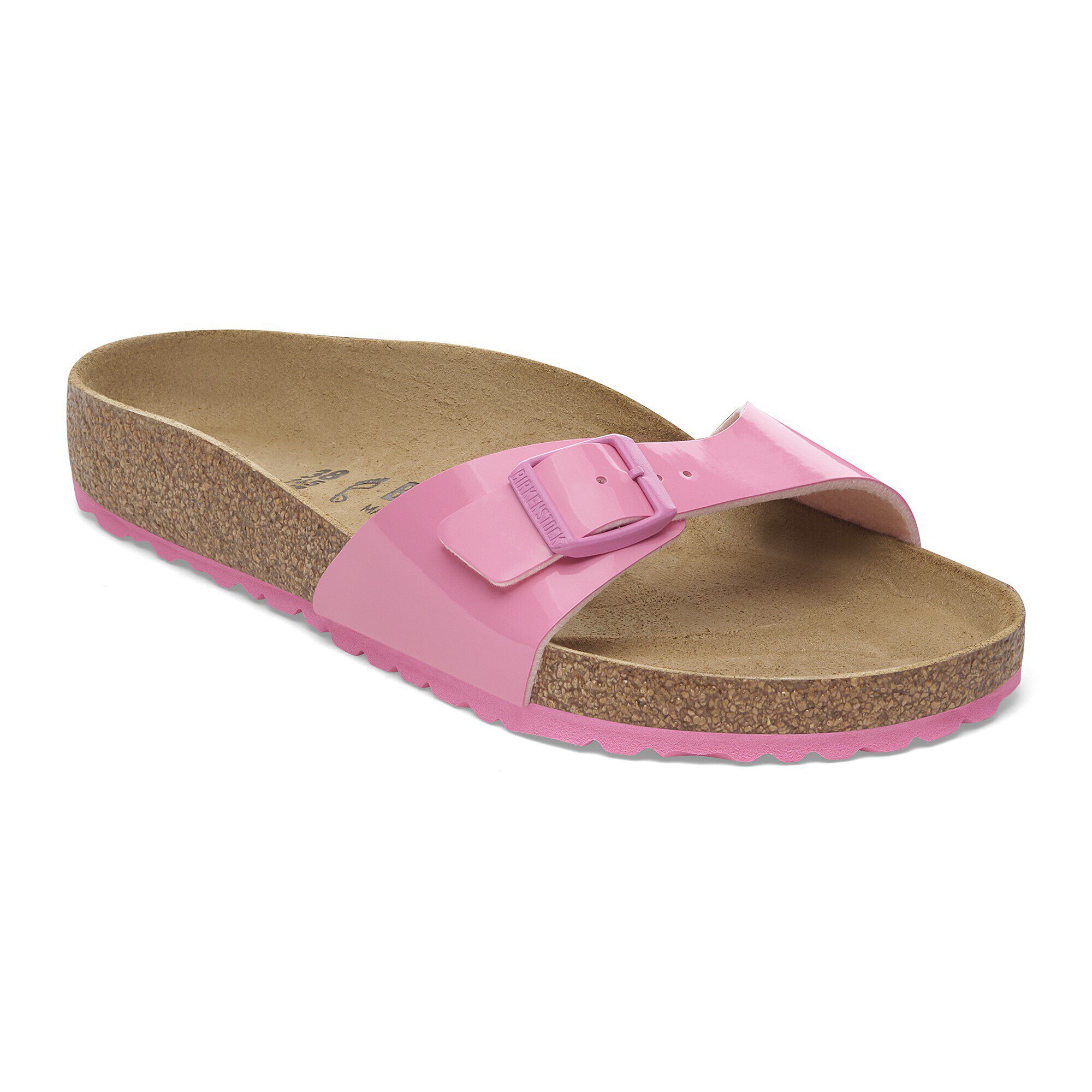 Madrid Birko Flor Patent Patent Candy Pink BIRKENSTOCK