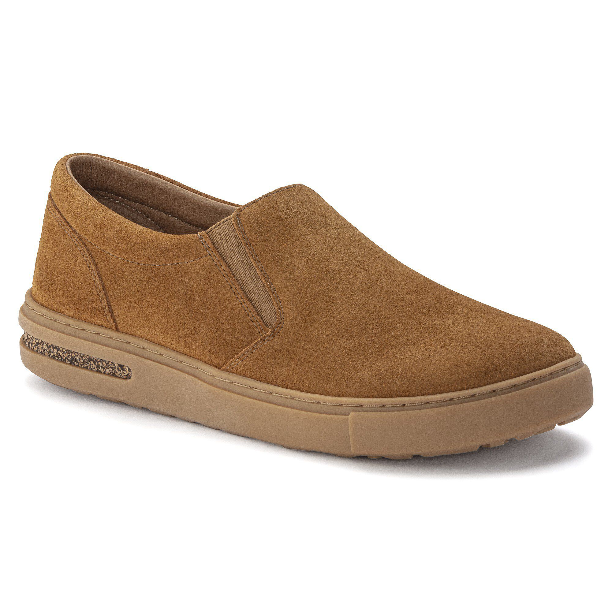 Suede leather slip on shoes hotsell