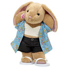 Pawlette™ Bunny Plush Floral Kimono Gift Set