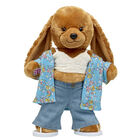 Barkleigh™ Dog Stuffed Animal Floral Kimono Gift Set 