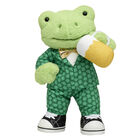 Spring Green Frog Stuffed Animal St. Patrick's Day Gift Set