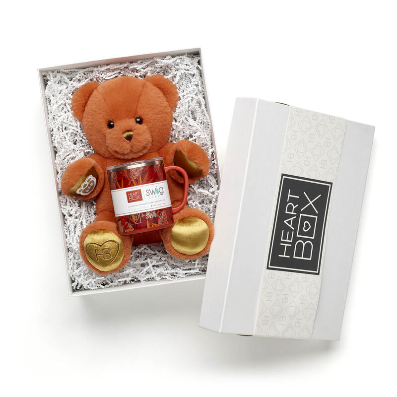 Pumpkin Spice & Everything Nice Teddy Bear with Swig Life Fall Mug Tumbler Stuffed Animal Gift Set - Build-A-Bear Workshop®
