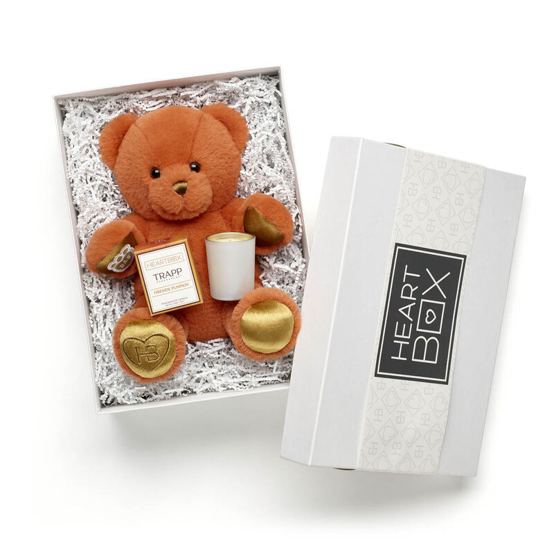 Pumpkin Spice & Everything Nice Teddy Bear with Trapp Fragrances Fireside Pumpkin Candle Stuffed Animal Gift Set - Build-A-Bear Workshop®