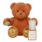 Pumpkin Spice & Everything Nice Teddy Bear with Trapp Fragrances Fireside Pumpkin Candle