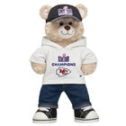 Happy Hugs Teddy Bear Kansas City Chiefs Super Bowl LVIII Champs Gift Set With Hat