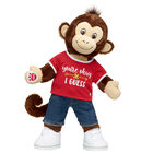 Smiley Monkey Stuffed Animal "You're Okay I Guess" Gift Set