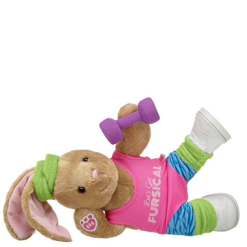 Pawlette™ Rabbit Soft Toy '80s Exercise Gift Set - Shop Build-A-Bear®