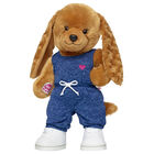 Barkleigh™ Dog Stuffed Animal Navy Loungewear Jumpsuit Gift Set
