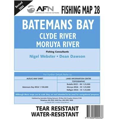 NSW Batemans Bay 28 Fish Map, , bcf_hi-res