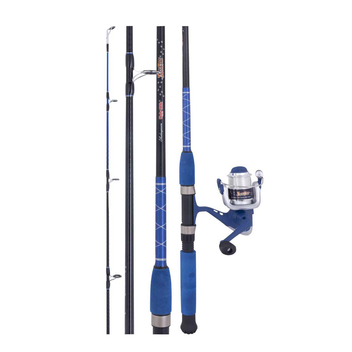 Shakespeare Tackleratz Spin Junior Combo Blue 3ft 9in, Blue, bcf_hi-res