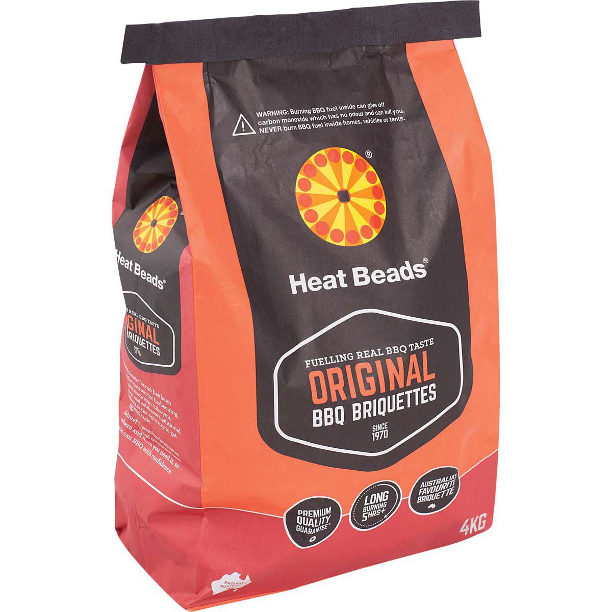 Heat Beads BBQ Briquettes Fuel 4kg, , bcf_hi-res