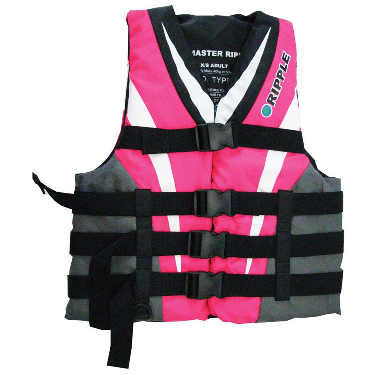 Ripple Adult Skimaster PFD 50S Pink 6, Pink, bcf_hi-res