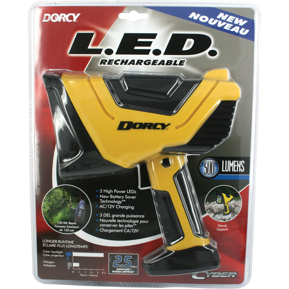 Dorcy LED Rechargeable Spotlight, , bcf_hi-res