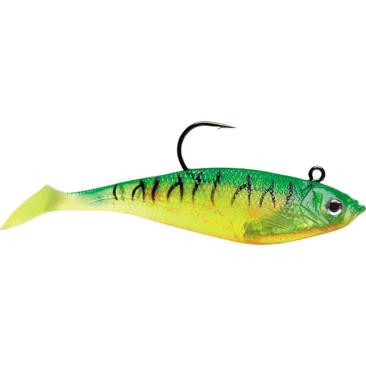 Storm Wildeye Shad Soft Plastic Lure 11cm Firetiger, Firetiger, bcf_hi-res