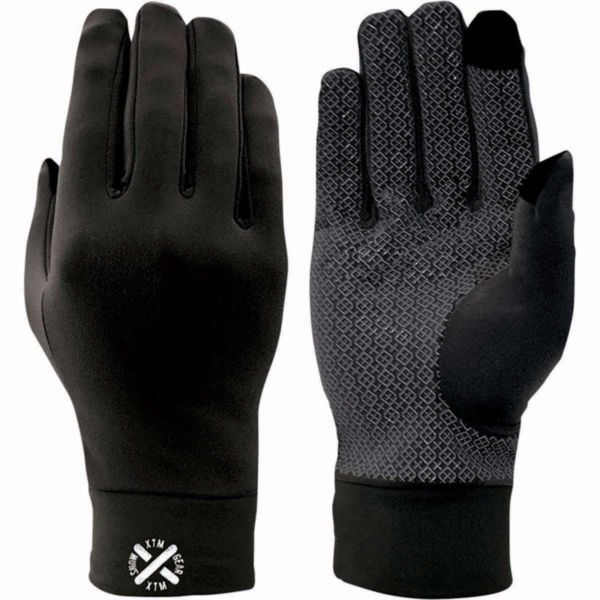 XTM Unisex Arctic Liner Gloves Black S, Black, bcf_hi-res
