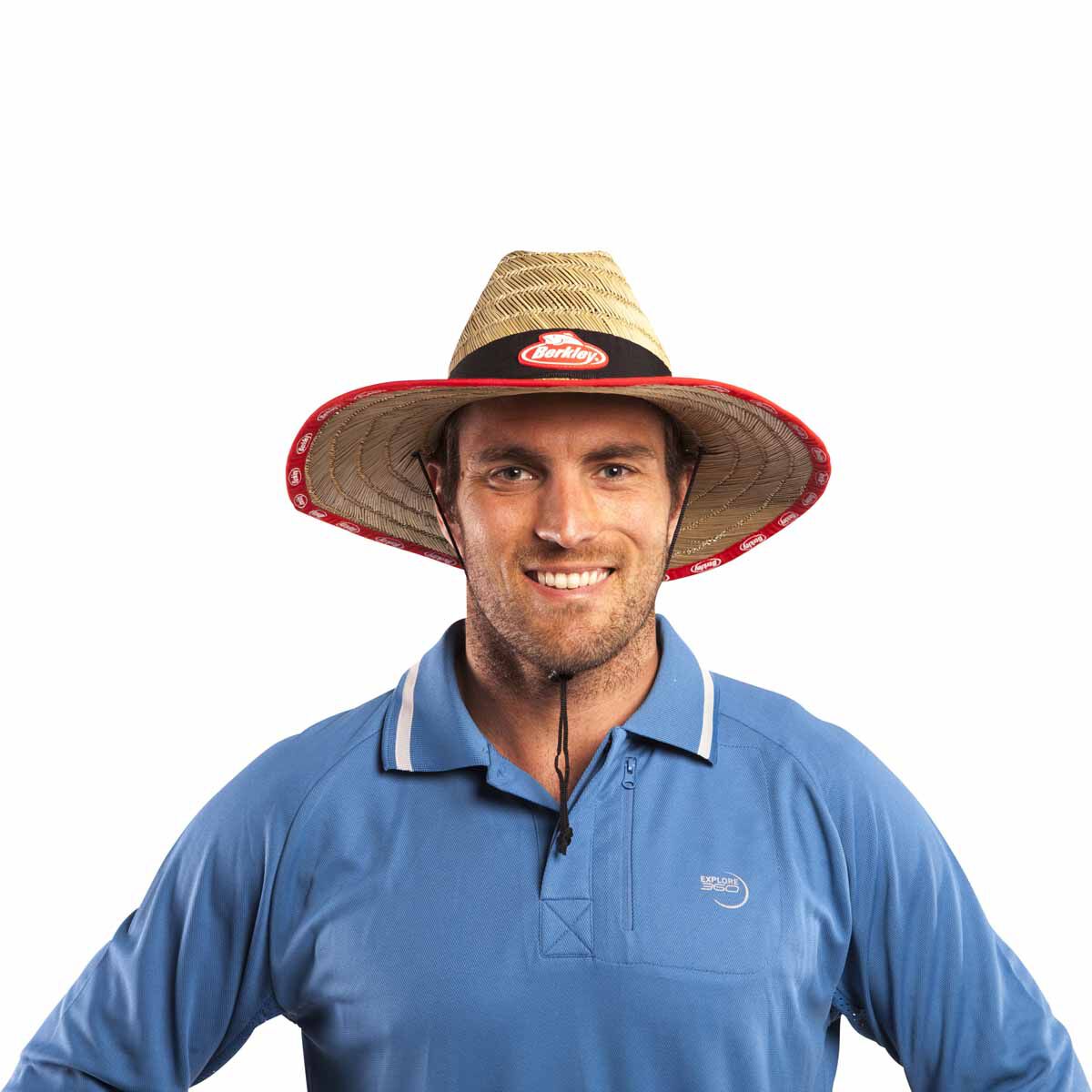 Berkley Unisex Logo Straw Hat, , bcf_hi-res
