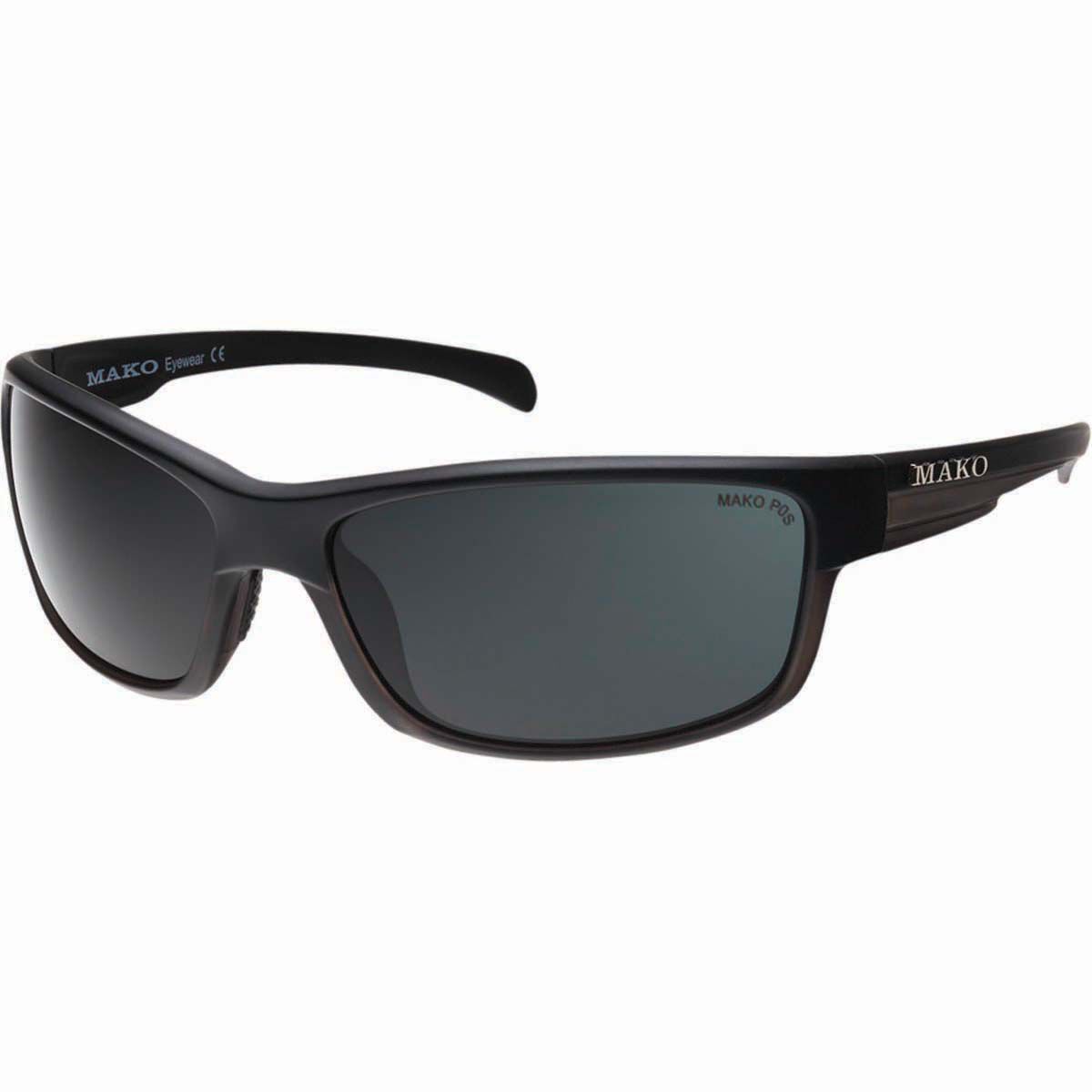 MAKO Shadow Polarised Sunglasses, Matt Black, bcf_hi-res