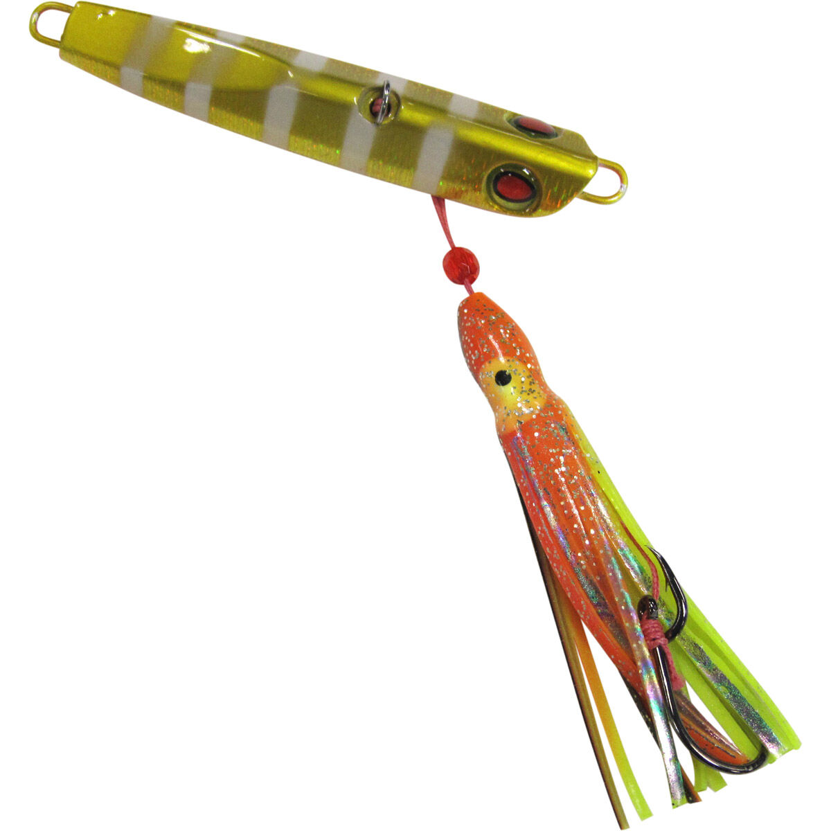 Kato Warrior Slow Jig Lure 120g White Stripes, White Stripes, bcf_hi-res
