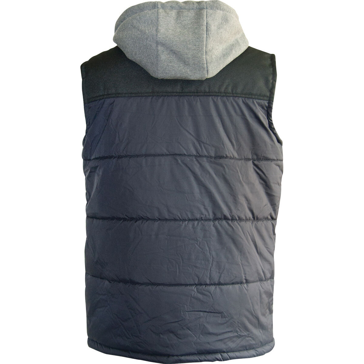 CAT Men's Hooded Work Vest Black S, Black, bcf_hi-res