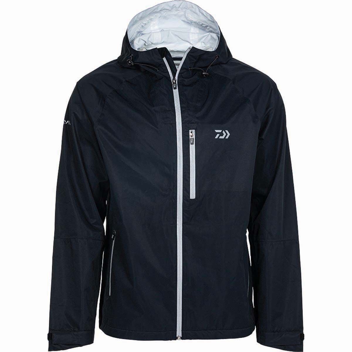 Daiwa Men's Rain Jacket Black S, Black, bcf_hi-res
