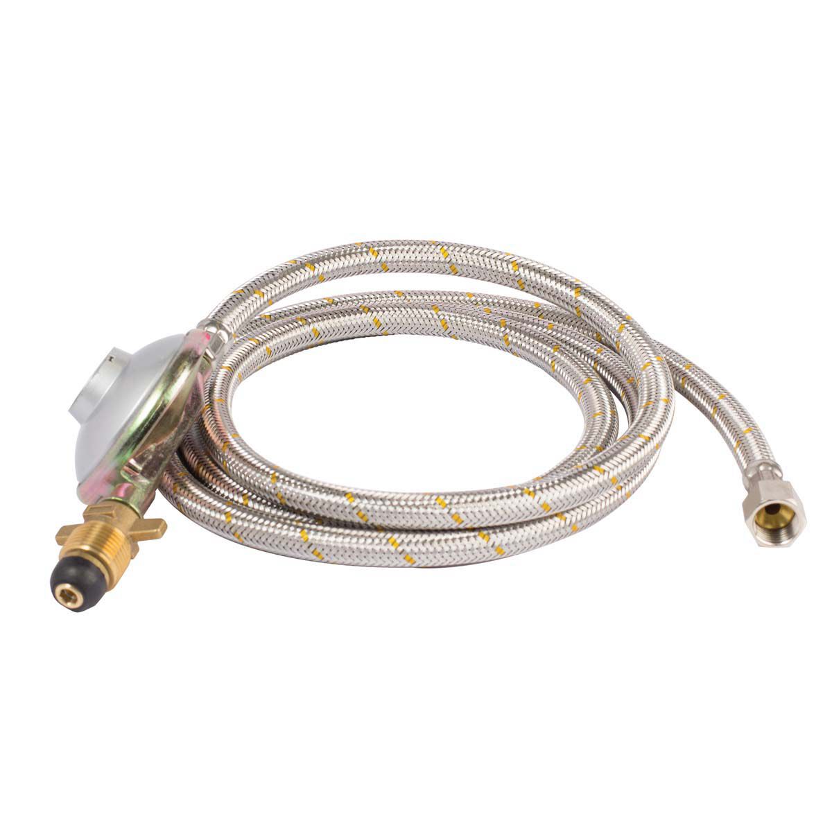 Companion Braided 1/4 SAEF Gas Hose 1200mm, , bcf_hi-res