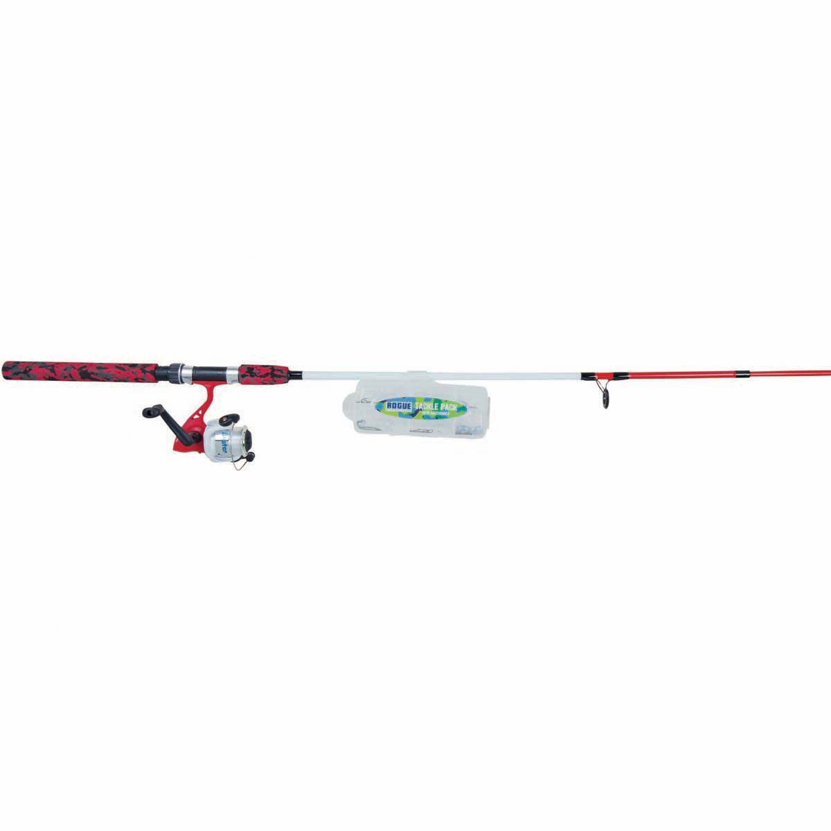Rogue Kids Spinning Junior Combo Matte Red 6ft 2in 2pc, Matte Red, bcf_hi-res