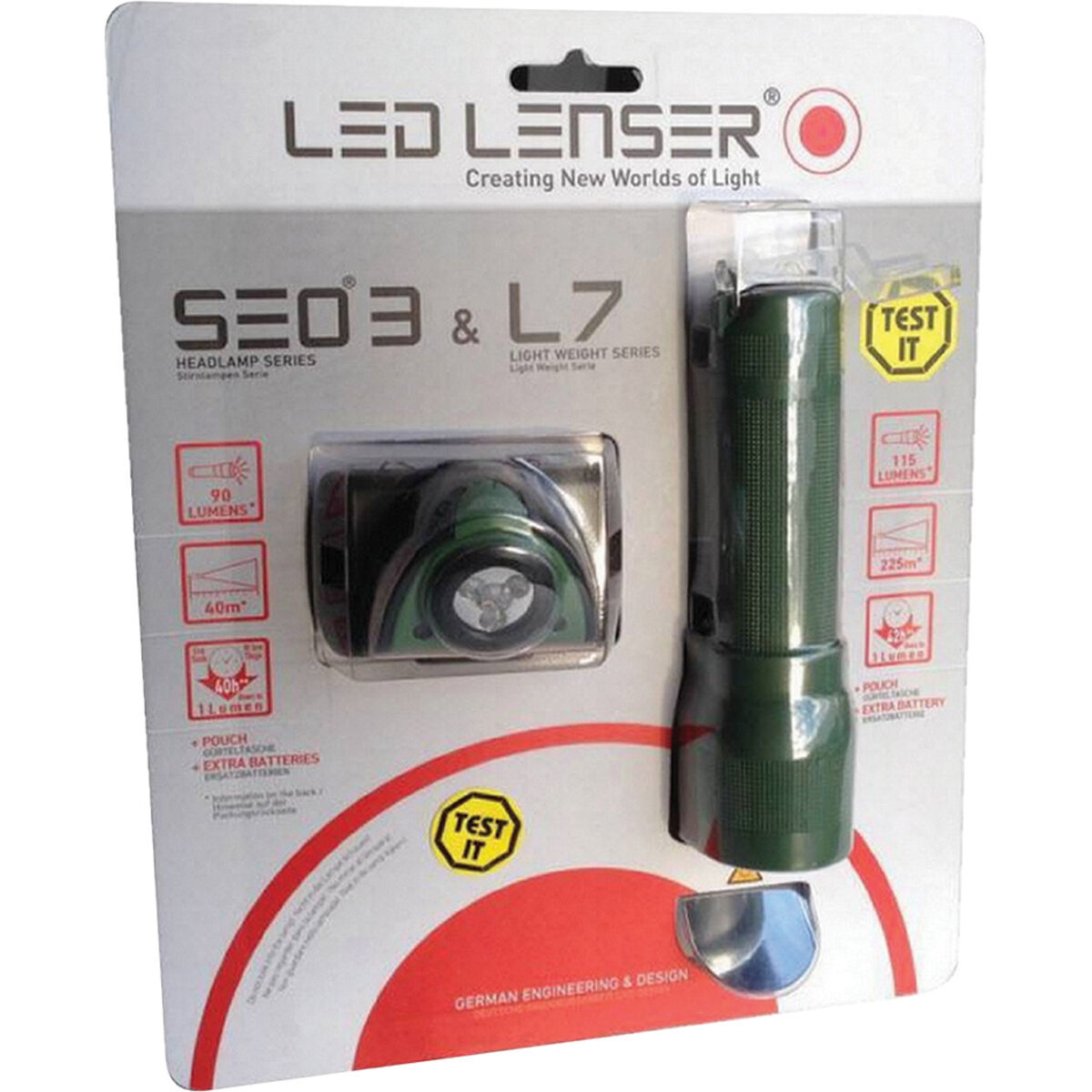 Led Lenser L7 Headlamp & SE03 Torch Combo, , bcf_hi-res