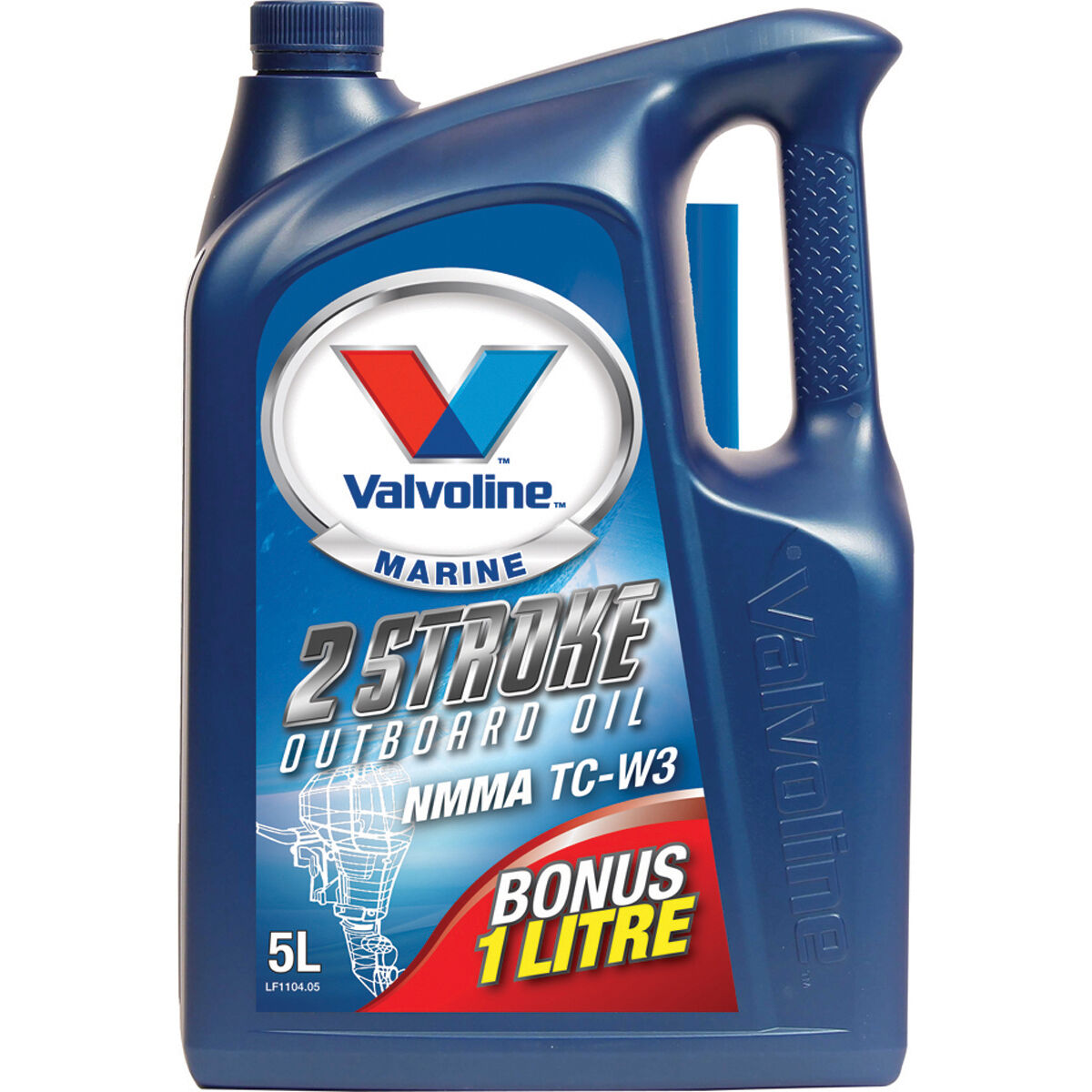 Valvoline Outboard Oil 2 Stroke 5L, , bcf_hi-res