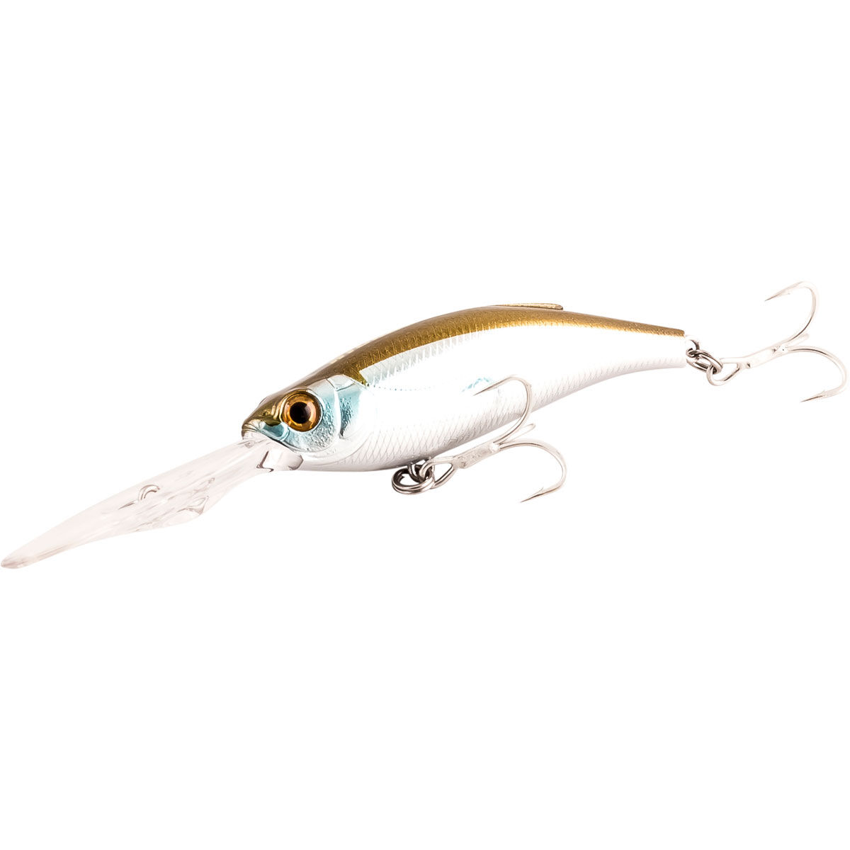 Atomic Hardz Shiner Deep Hard Body Lure 100mm Silver Wolf 100mm, Silver Wolf, bcf_hi-res