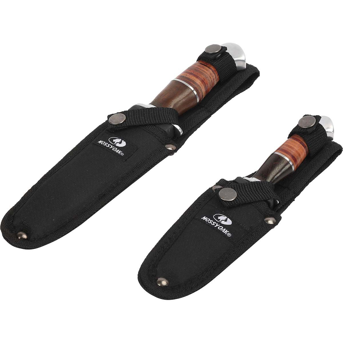 Mossy Oak Leather Handle Knives 2 Pack, , bcf_hi-res