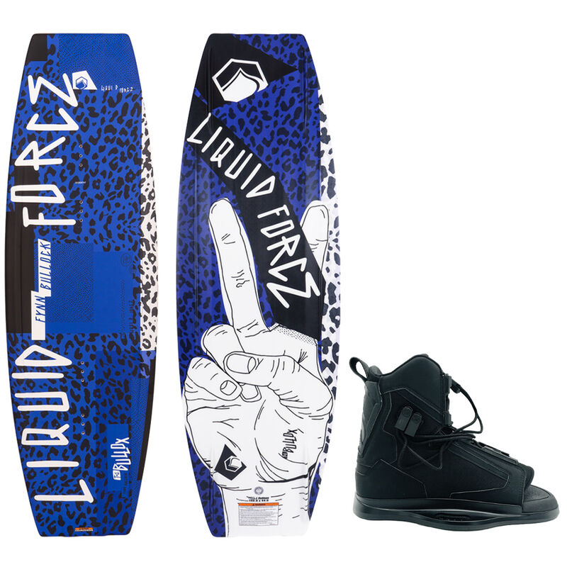 Liquid Force Bullox Wakeboard with Index One-Size-Fits-All Bindings