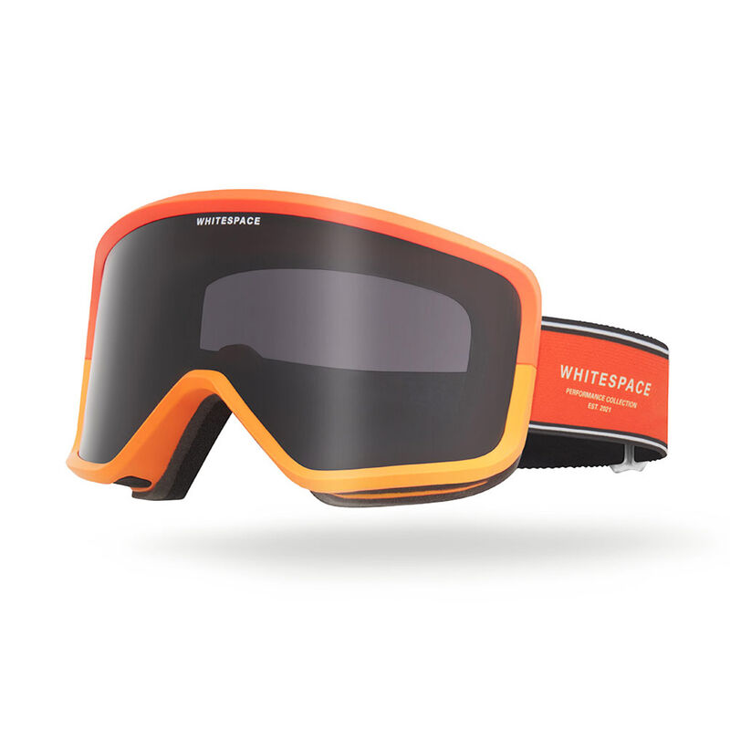 Whitespace Dual Tone Goggles | Solar Red - Dark Smoke OS