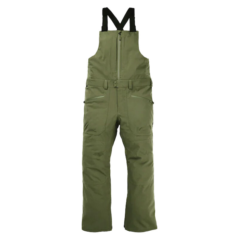 Burton Men's Reserve 2L Bib Pants | X-Large, Forest Moss