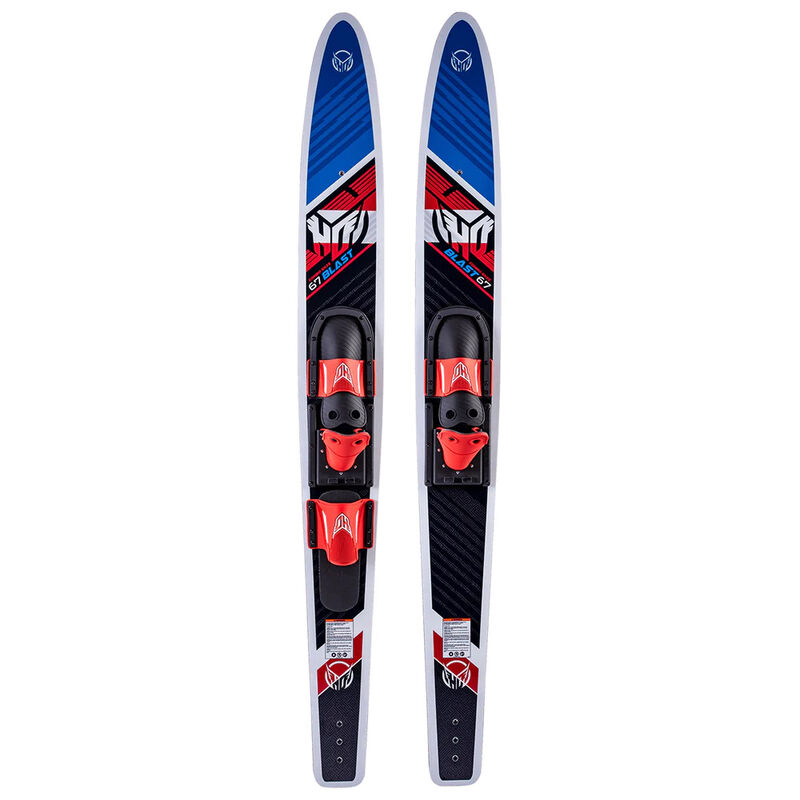 HO Sports Blast Combo Water Skis with Horseshoe Bindings
