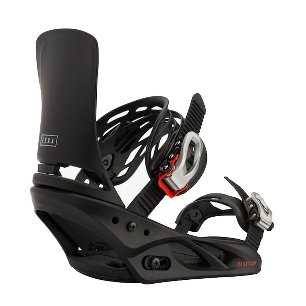 スノーボード BURTON WOMEN'S LEXA Re:Flex Blac Burton Women's Lexa Re:Flex Snowboard Bindings - Black, M