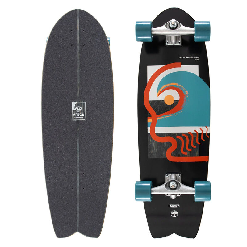 Arbor X Carver CX Surfskate Fat Fish Skateboard Complete