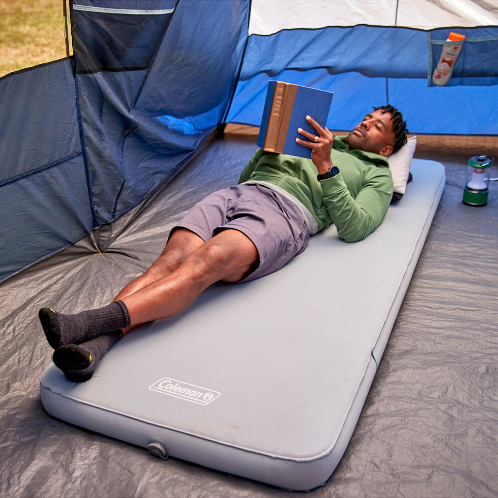 Tent pad outlet