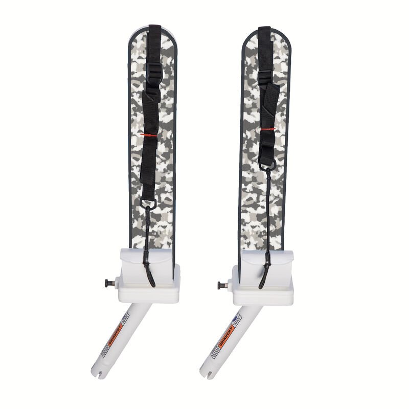 Manta Racks S1 White Single Paddleboard Rack For 1-15&deg; &1-30&deg; Rod Holders
