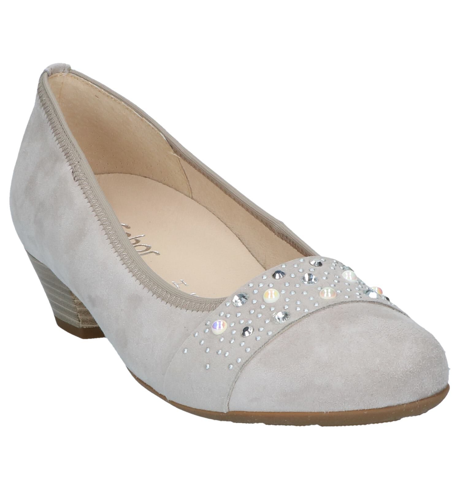 gabor taupe pumps