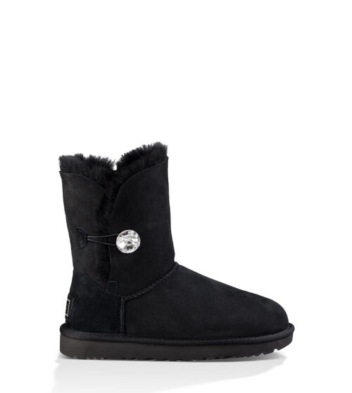 UGG Bailey Button Bling Bottes Classic pour Femmes en Black